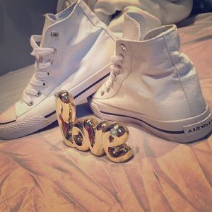 Women’s Airwalk high top sneakers (white)